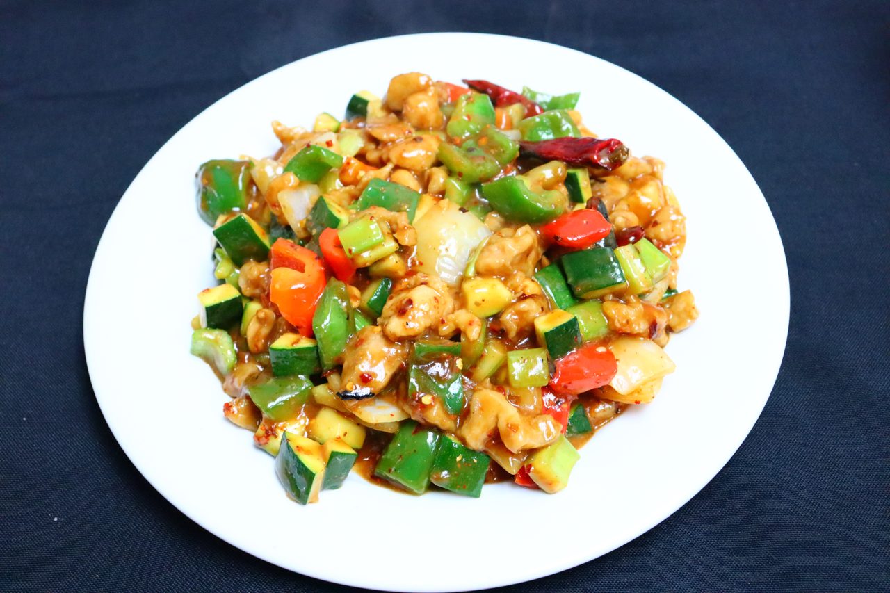 Kung Pao Chicken at Big Fish Chinese Cafe